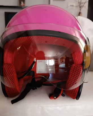 Casco bambino rosa/fucsia