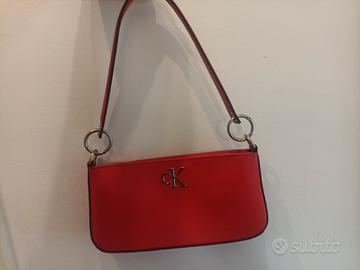 Borsetta rossa Calvin Klein