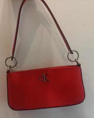 Borsetta rossa Calvin Klein