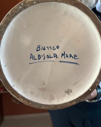 Vaso maiolica grande Albisola Mare