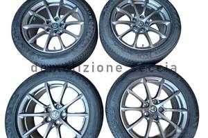 04 Cerchi E GOMME alfa stelvio giulia 17 p ORIGINA