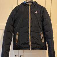 Piumino unisex invernale k-way double face