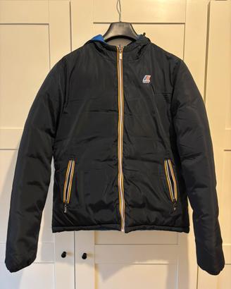 Piumino unisex invernale k-way double face
