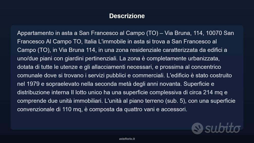 Appartamento – San Francesco al Campo, Torino - Vista 3