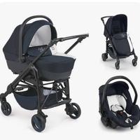 Trio Cam Combi Tris  Orso Blu + Culla Neonato
