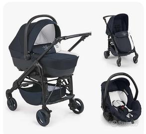 Trio Cam Combi Tris  Orso Blu + Culla Neonato