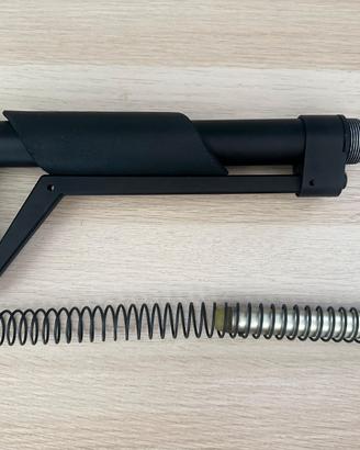 Calcio Fisso Toni System 9" Nero AR-15 Caccia