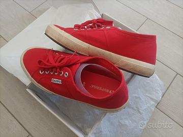 Superga uomo 2750 Cotu, colore rosso, numero 40
