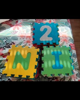 Tappeto puzzle bimbi 