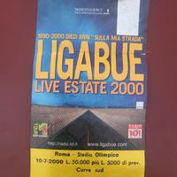 biglietto concerto Ligabue 2000