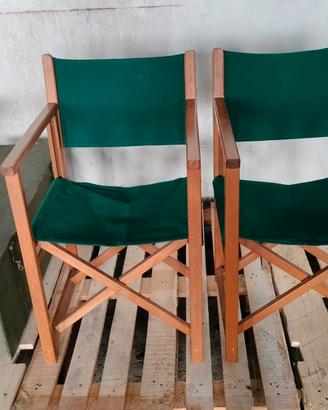 Coppia Sedie Da Bar Stile Regista Birra San Miguel
