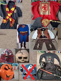 Set di 9 travestimenti Carnevale  Giocati ma in bu