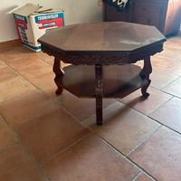 Tavolino ottagonale antico