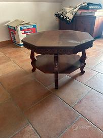 Tavolino ottagonale antico