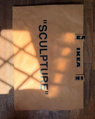 Ikea Virgil Abloh Offwhite Markerad busta ikea art