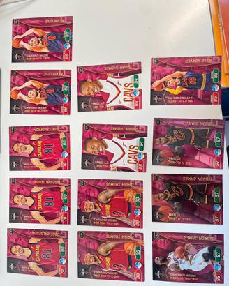 Lotto 13 Carte NBA Cavs