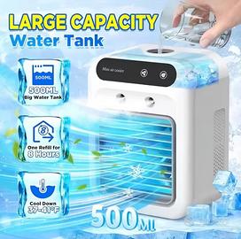 Condizionatore Auto Ventola Umidif. Portatile ✅