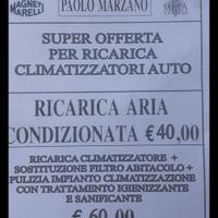 ricarica aria condizionata x auto
