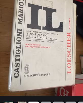 Vocabolario della lingua latinaCastiglioniMariotti