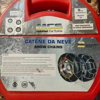 Catene da neve nuove di  varie dimensioni