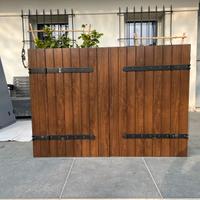 BALCONE SCURO IN PVC APERTURA PADOVANA