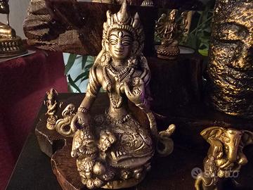 Tara Verde in Bronzo - Statua Rituale Consacrata