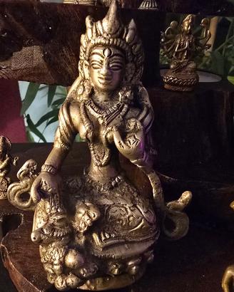 Tara Verde in Bronzo - Statua Rituale Consacrata