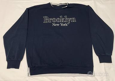 Felpa blu senza cappuccio, piazzaitalia: Taglia S