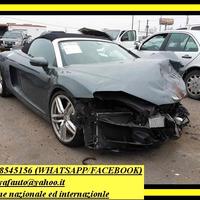 Ricambi Audi R8 1serie fino al 2018