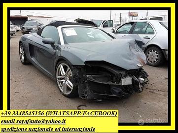 Ricambi Audi R8 1serie fino al 2018