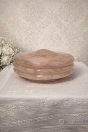 paralume vintage vetro marmorizzato 