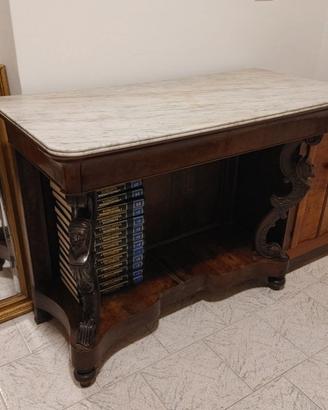 consolle in noce