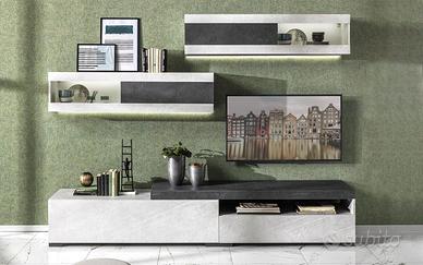 Soggiorno orizzonte in stucco veneziano