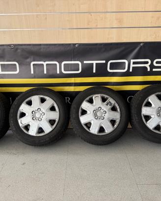 4 Cerchi Ferro Originali Audi 16" 5x112 ET39 + Go