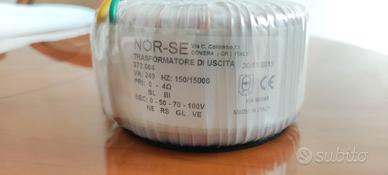 Trasformatore di linea da 4/8 ohm a 50 - 70 - 100v