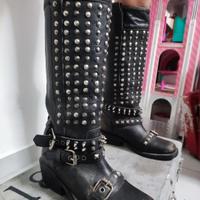 stivali borchiati ash