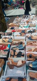 Stock di scarpe 250 paia circa