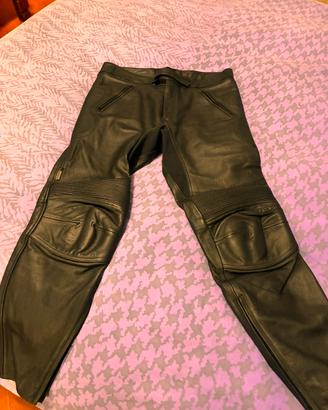 Pantalone moto pelle