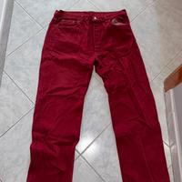 PANTALONE VINTAGE LEVI’S ROSSO (PREZZO TRATTABILE)