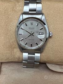 Rolex Oysterdate precision con documenti misura 34