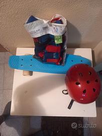 skateboard con protezioni 