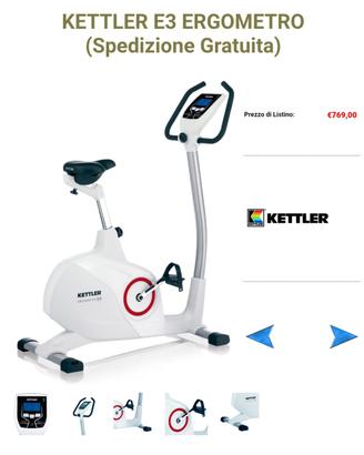 Cyclette KETTLER ERGOMETER E3