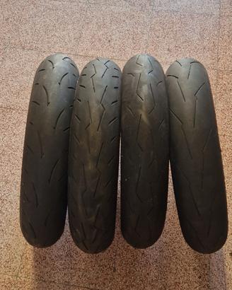pneumatico Pirelli rosso4 + Pirelli + Dunlop 