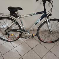 bicicletta uomo tutta in alluminio, cambio shimano