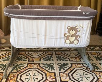 Culla fianco letto Brevi. Seggiolone portatile cam