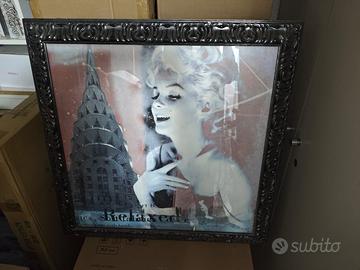 Quadro MARILYN con Cornice Lavorata