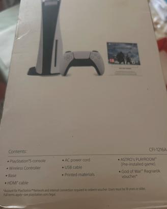 PS5 + 2 JOYPAD + CUFFIE LOGITECH