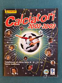 Album Panini Calciatori 2002-2003 con 155 figurine