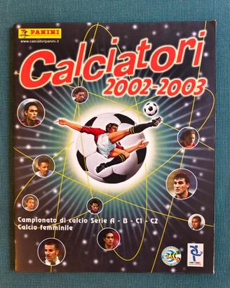 Album Panini Calciatori 2002-2003 con 155 figurine