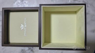 scatola in legno orologio Philip Watch 